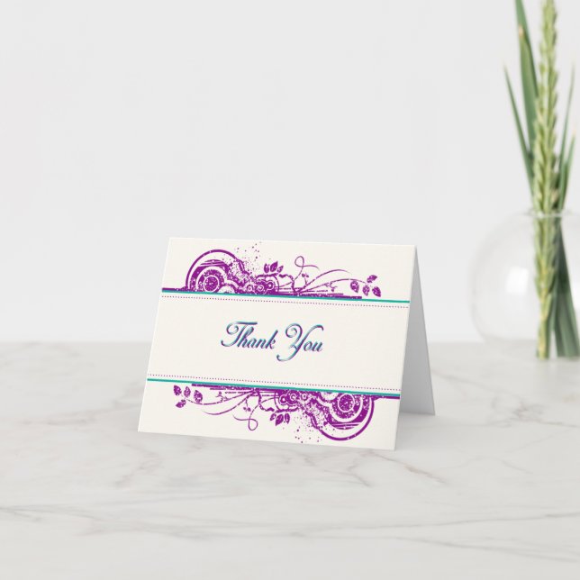Fragrância - Cartões de agradecimentos de Arte (Frente)