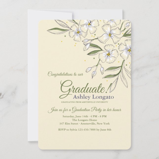 Fragrante Convite Jasmine (Frente)