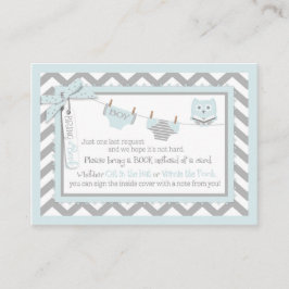 Fralda Chevron Tie Jumper Owl Traga um Cartão de L