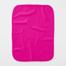 Dark Solid Magenta Baby Bib