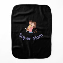 Pano de Babeiro (design Super Mãe).