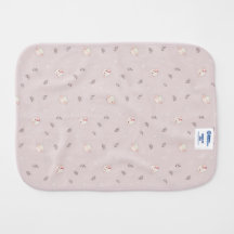 Soft Neutral Sheep Baby Burp Cloth