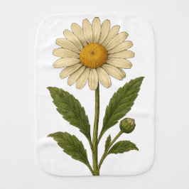 Fralda De Boca Toalha de Bebê Vintage Daisy | Tecido de Bebê Botâ