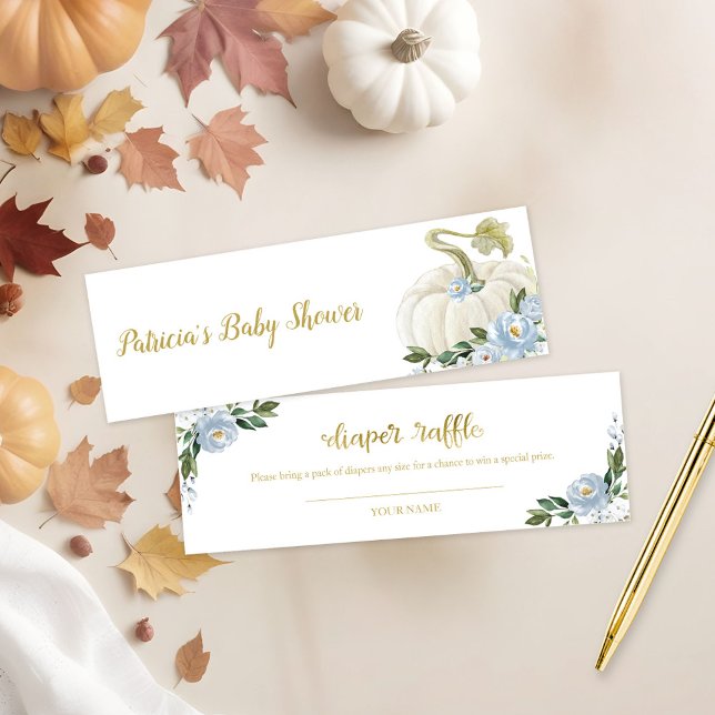 Fralda de Chá de fraldas de Abóbora Floral Azul Ra (Criador carregado)