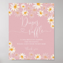 Fralda de flor selvagem Raffle Poster