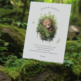 Fralda do Bebê - Sinal de Raffle Chá de fraldas