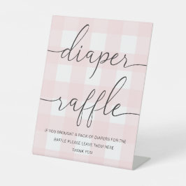 Fralda Rosa Gingham Raffle