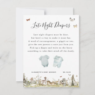 Fraldas Noturnas Jogo Chá de fraldas