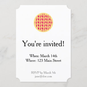 Framboesa De Lattice - Convite Por Dia