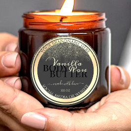 Frame Dourado de etiquetas de embalagem de produto