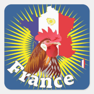 França France cia de fra autocolante