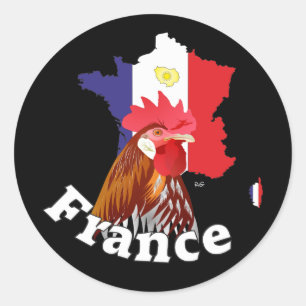 França France cia de fra autocolante