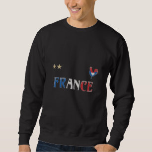 França Futebol Fan Camisa Bandeira Francesa