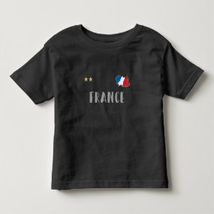 França Futebol Fan Camisa Bandeira Francesa