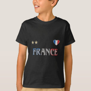 França Futebol Fan Camisa Bandeira Francesa