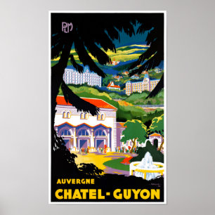 France Chatel Guyon - Poster de Viagens vintage Re