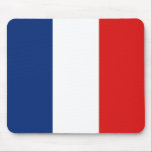 France Flag Mousepad<br><div class="desc">Este design do museu simplesmente inclui a bandeira francesa. Uma maneira excelente de lembrar a França enquanto está no computador.</div>