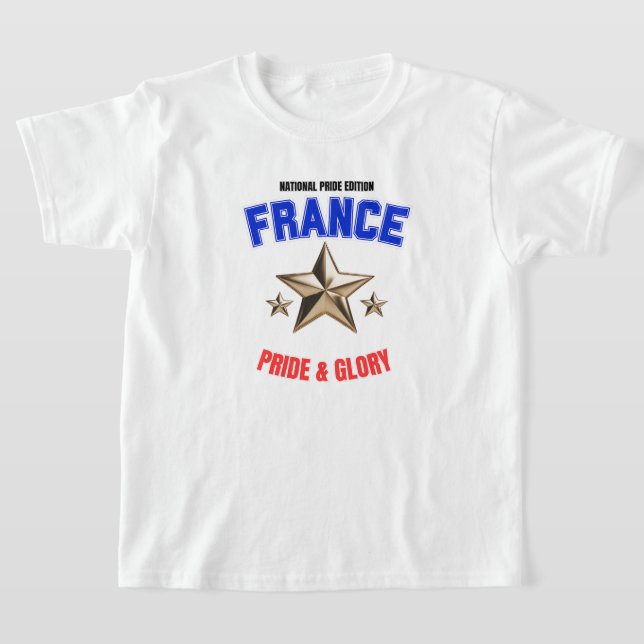 France National Pride Edition Kids Basic T-Shirt (Postura )