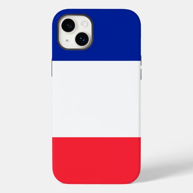 France Paris Flag Cell Phone Case (Verso)