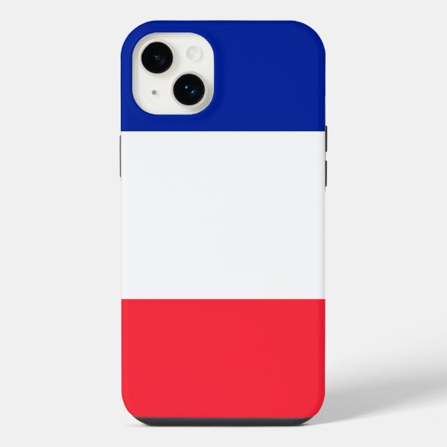 France Paris Flag Cell Phone Case (Verso)