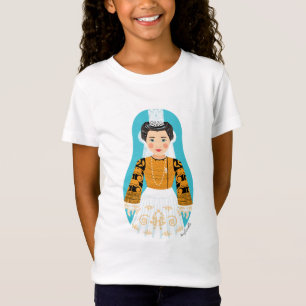 Francês, Bigoudène Matryoshka Girls' T-Shirt