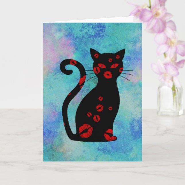 Francês:Bonne Soiree - Cartão de Saudação (Orquídea)