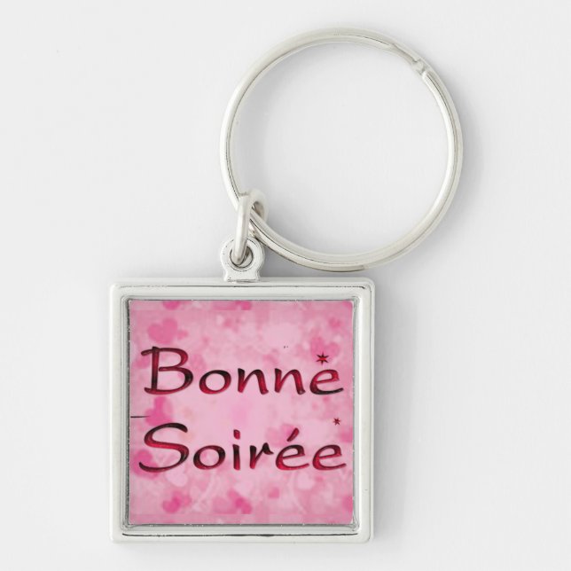 Francês:Bonne Soiree Chaveiro (Frente)