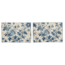Francês Country Blue Toile