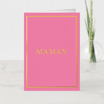 Francês Macaron Maman Rosa