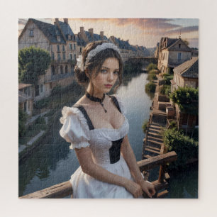 FRANCÊS MAID FANTASY JIGSAW QUEBRA-CABEÇA