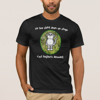 Francês - os t-shirt do macaco são sempre