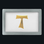 Franciscan Tau Cross Pax Et Bonum Dourado Metálico<br><div class="desc">Franciscan Tau Cross Pax Et Bonum Dourado em Metálico Dourado</div>