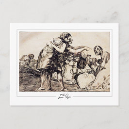 Francisco Goya #517 - Cartão postal de arte fina