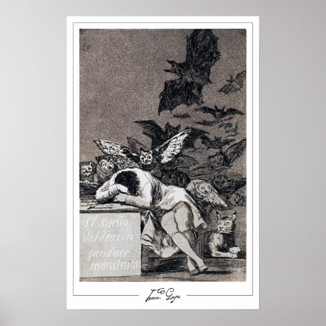 Francisco Goya Zedign Art Poster nº 102 (Frente)