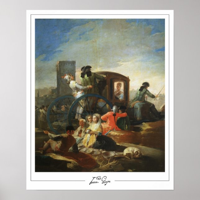 Francisco Goya Zedign Art Poster nº 18 (Frente)