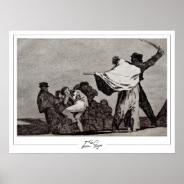 Francisco Goya Zedign Art Poster nº 498