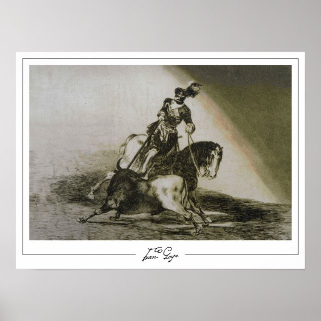 Francisco Goya Zedign Art Poster nº 499 (Frente)