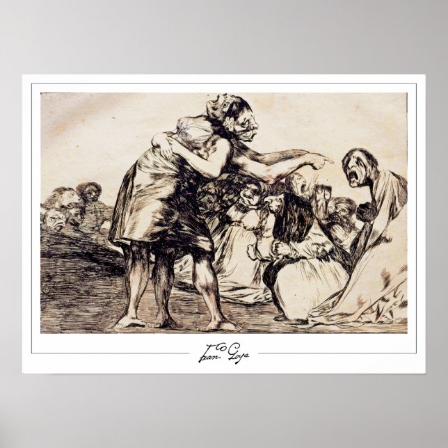 Francisco Goya Zedign Art Poster nº 517 (Frente)