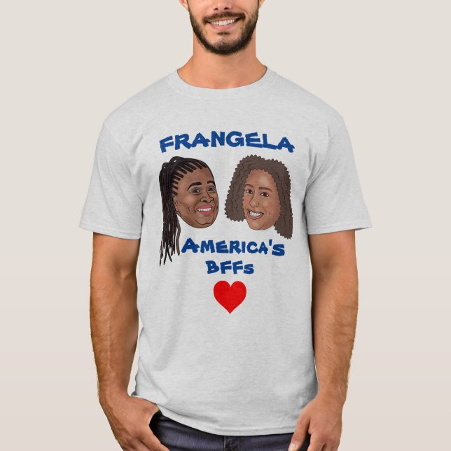 Frangela Cartoon Cabeça de Camisa (Frente)