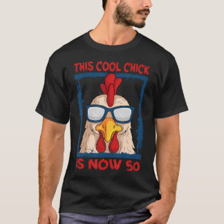Frango Aniversário de 50 anos Camisa de Galinha Le