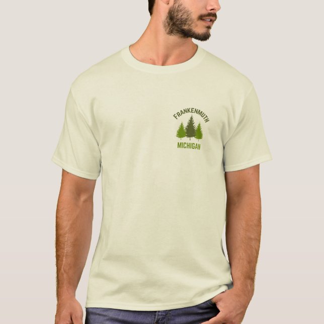 Frankenmuth Michigan Mens T-Shirt (Frente)