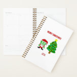 FrankenQueijo de Natal - Pequeno Planejador<br><div class="desc">Aqui vocês podem admirar um dos meus desenhos de Natal,  que eu chamo de "Natal FrankenCheese",  FrankenCheese vestido de Papai noel,  com uma árvore de Natal decorada,  o texto diz,  "Feliz Natal". Agora você pode pedir,  "Natal FrankenCheese",  neste pequeno planejador para desejar a alguém um Feliz Natal.</div>