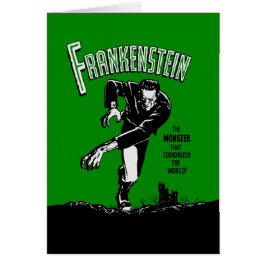 Frankenstein - Cartão Saudável / Halloween
