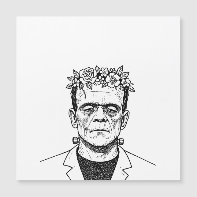 Frankenstein com uma Coroa de Flores (Frente)