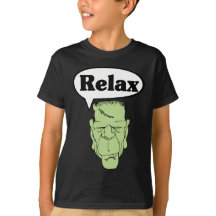 Frankenstein relaxa o t-shirt