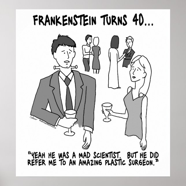 Frankenstein Turns 40 Poster (Frente)