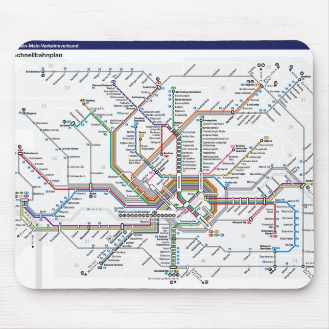 Frankfurt Metro Mousepad (Frente)