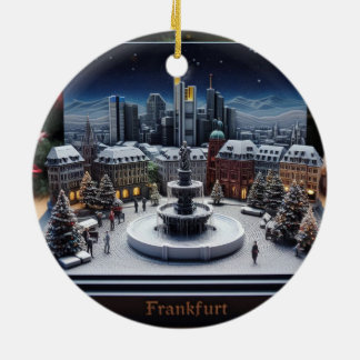 Frankfurt Wonderland: Enfeites de natal 3D