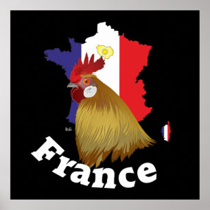 Frankreich, França, Francia Poster