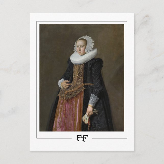 Frans Hals #106 - Cartão Postal de Arte Fina (Frente)
